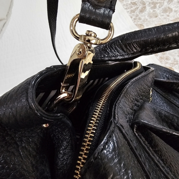 KATE SPADE Southport Avenue Sloan Large Black Pebbled Leather Satchel Purse - Picture 7 of 16
